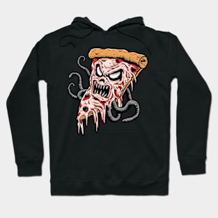 Horror Pizza Slice Monster Hoodie